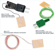 examples of surface thermocouple sensors